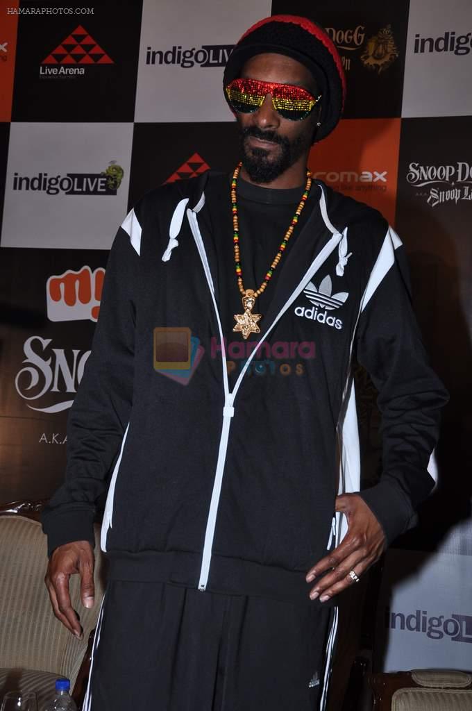 Snoop Dogg's press meet in Mumbai on 10th Jan 2013