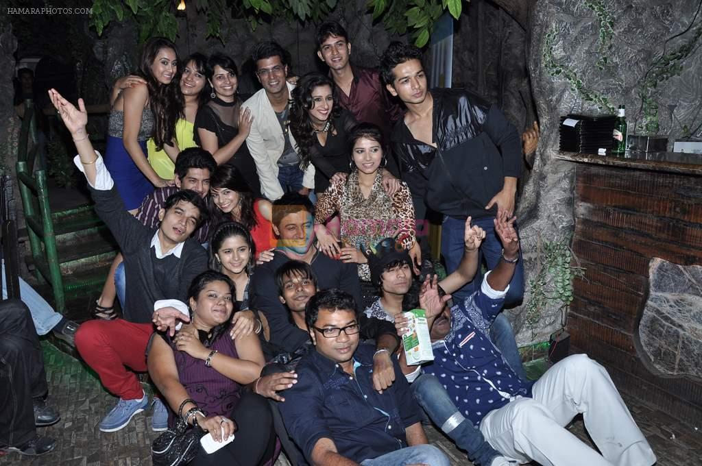 Manav Gohil at Buddy Project's hundred episodes party in Rainforest restaurant, Mumbai on 11th Jan 2013