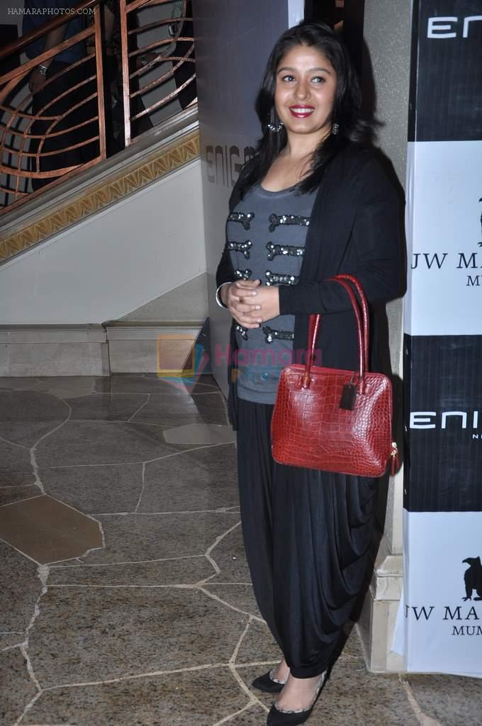 Sunidhi Chauhan at Relaunch of Enigma hosted by Krishika Lulla in J W Marriott, Mumbai on 11th Jan 2013