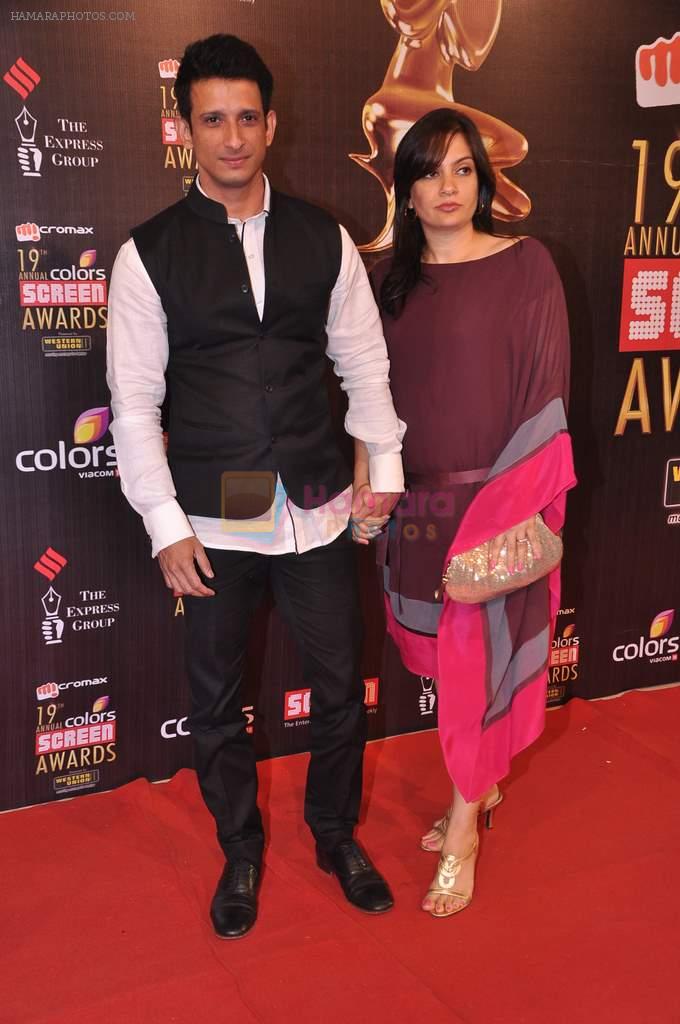 Sharman Joshi at Screen Awards red carpet in Mumbai on 12th Jan 2013
