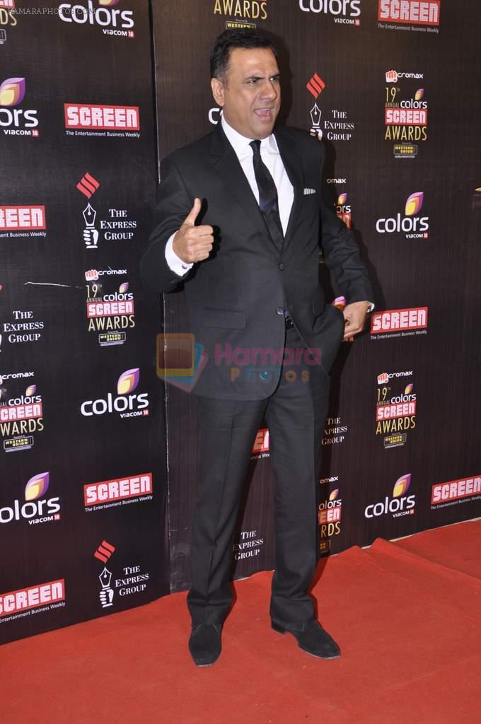 Boman Irani at Screen Awards red carpet in Mumbai on 12th Jan 2013