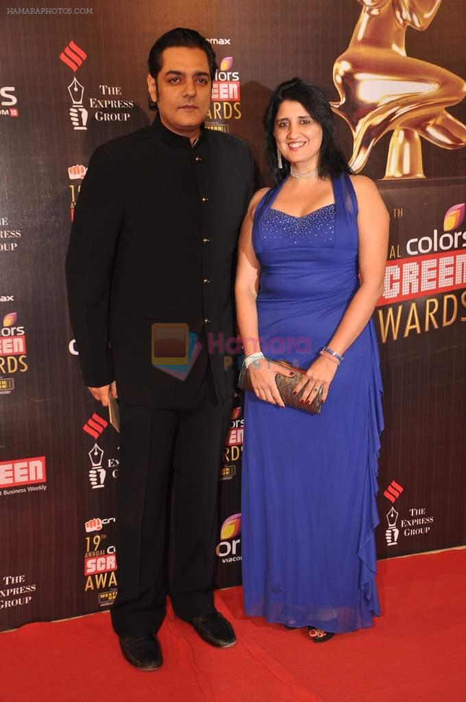 Chandrachur Singh at Screen Awards red carpet in Mumbai on 12th Jan 2013
