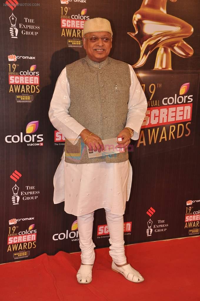 Kiran Shantaram at Screen Awards red carpet in Mumbai on 12th Jan 2013