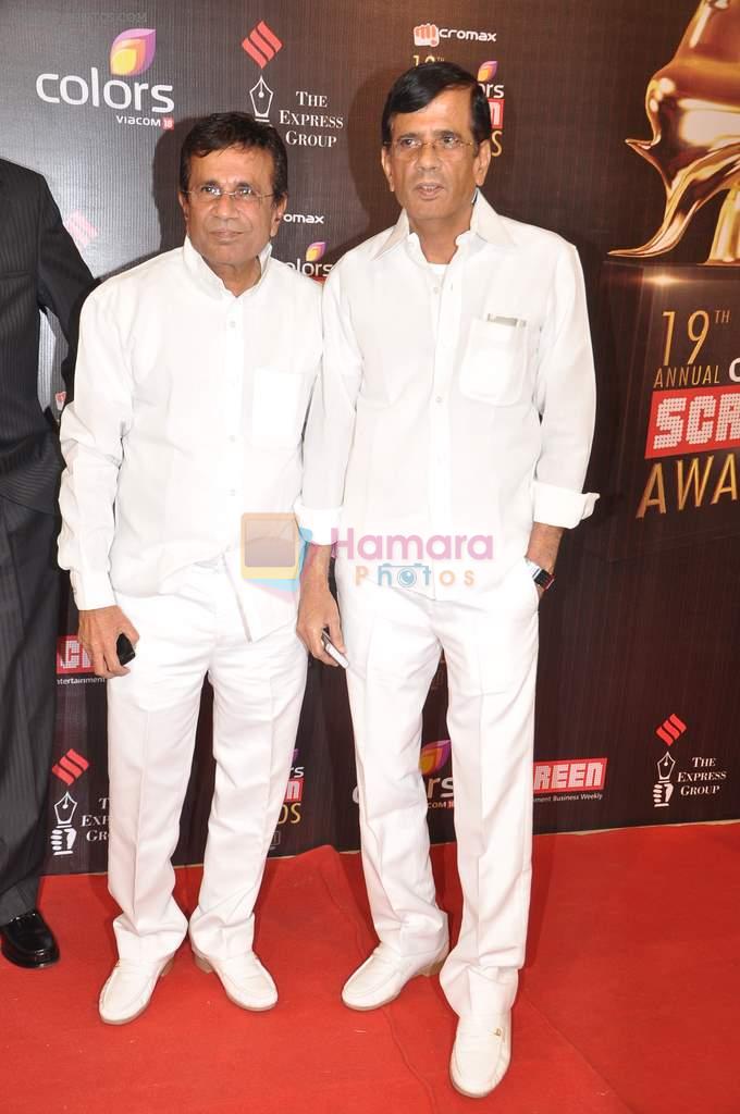 Abbas Mastan at Screen Awards red carpet in Mumbai on 12th Jan 2013