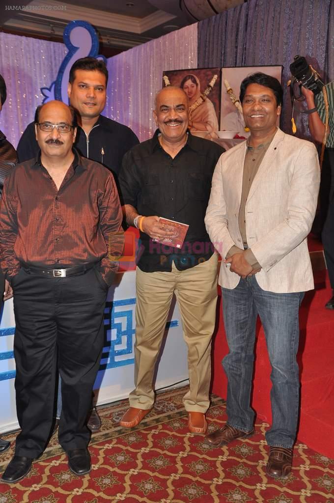 Shivaji Satam at Lata Mangeshkar's music label launch in Mumbai on 13th Jan 2013