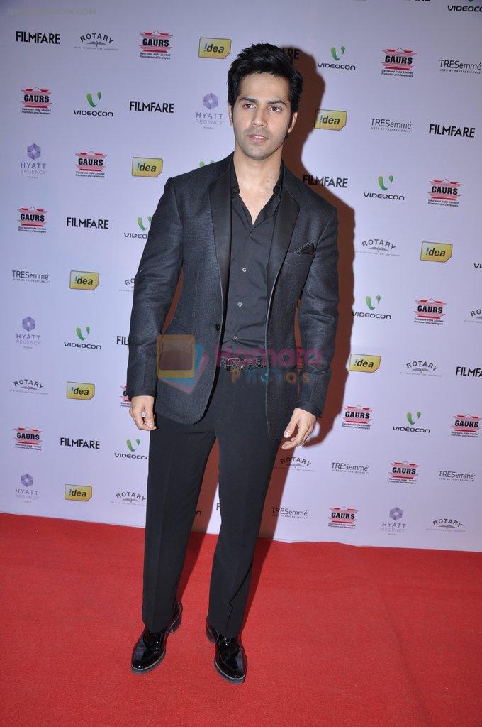 Varun Dhawan at Filmfare Nomination bash in Mumbai on 14th Jan 2013