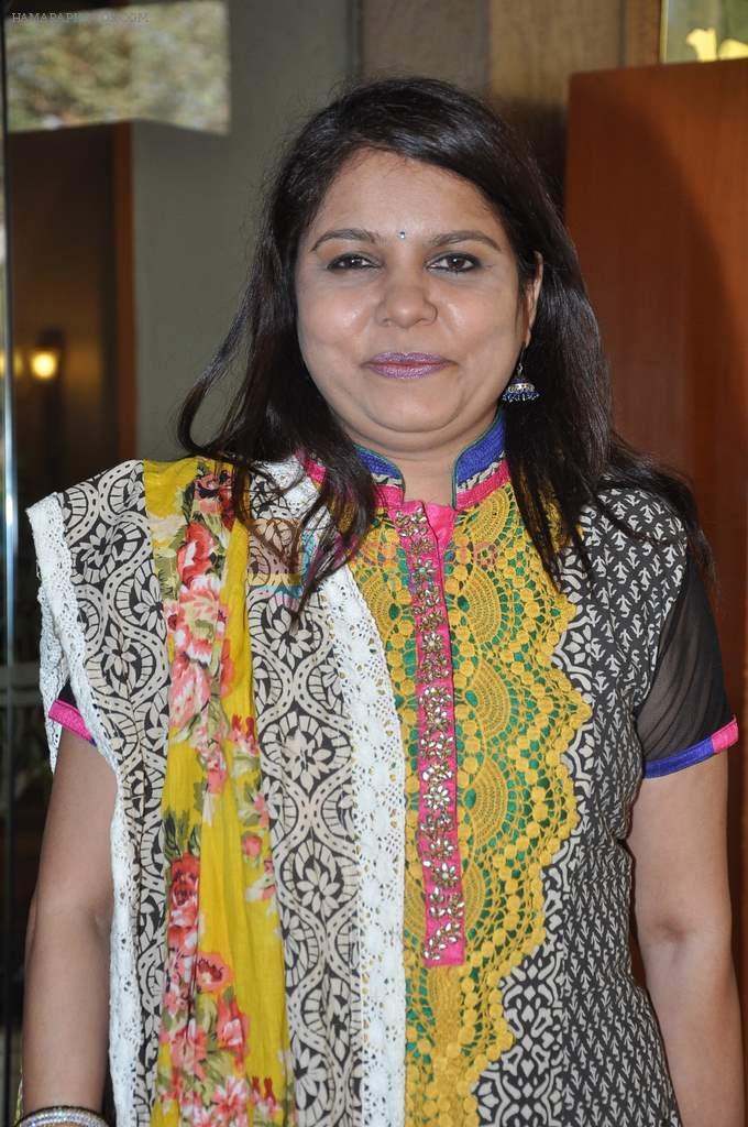 Sadhana Sargam at Radio Mirchi music awards jury meet in J W Marriott, Mumbai on 15th Jan 2013