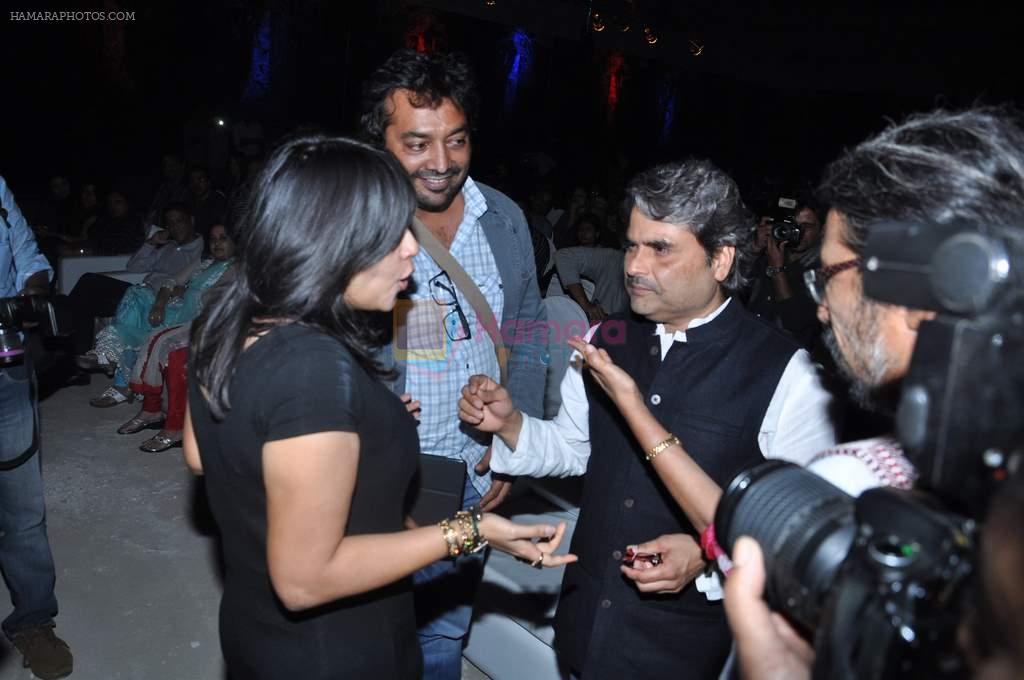 Ekta Kapoor, Anurag Kashyap, Vishal Bharadwaj at Ekta Kapoor's Ek Thi Daayan Trailor launch in Filmcity, Mumbai on 16th Jan 2013