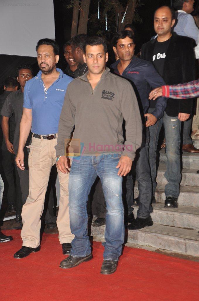 Salman Khan at Being Human store launch by Salman Khan in Khar, Mumbai on 17th Jan 2013