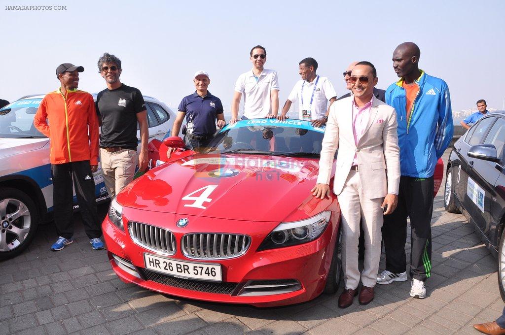 Rahul Bose, Milind Soman at SCMM-BMW event in Mumbai on 17th Jan 2013