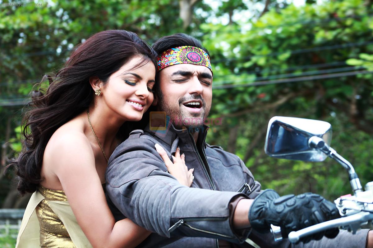 Akash and Tripta Parashar in the still from movie Bloody Isshq