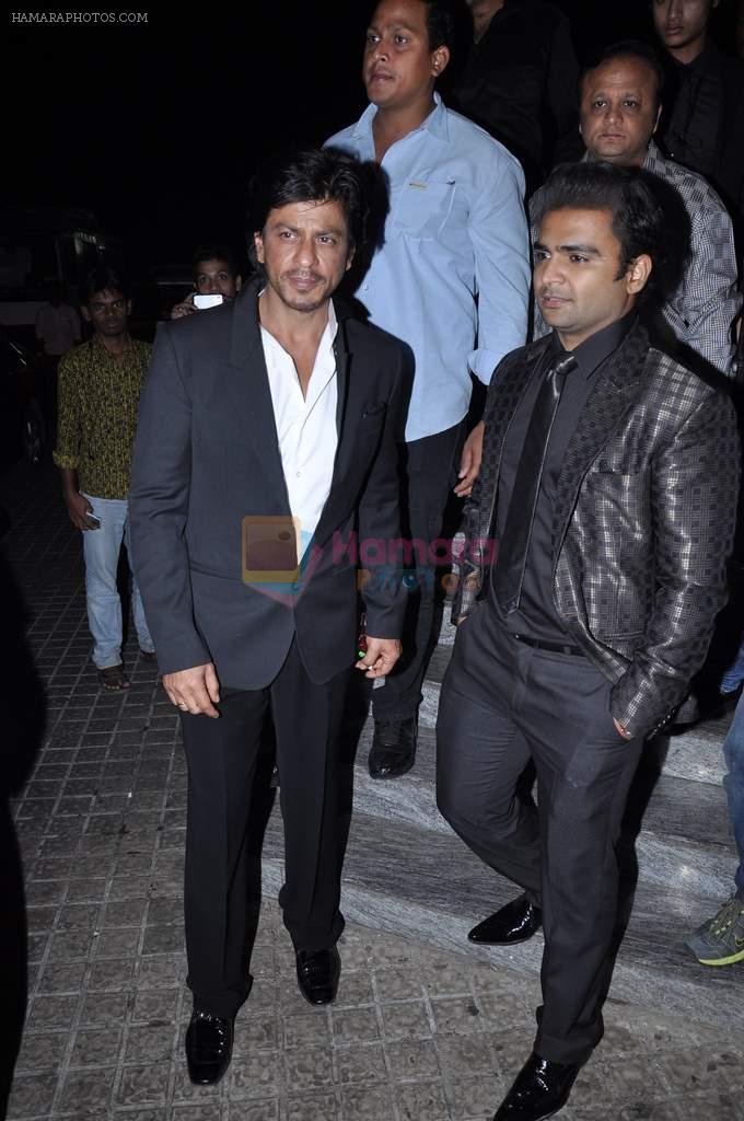 Shahrukh Khan, Sachiin Joshi at Mumbai Mirror premiere in PVR, Mumbai on 17th Jan 2013