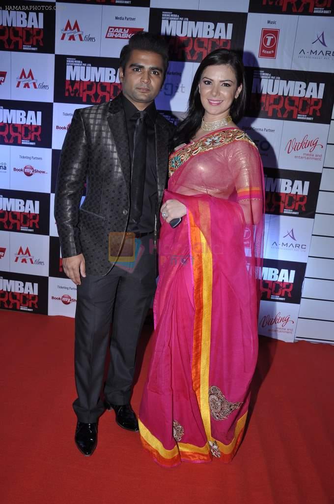 Urvashi Sharma, Sachiin Joshi at Mumbai Mirror premiere in PVR, Mumbai on 17th Jan 2013