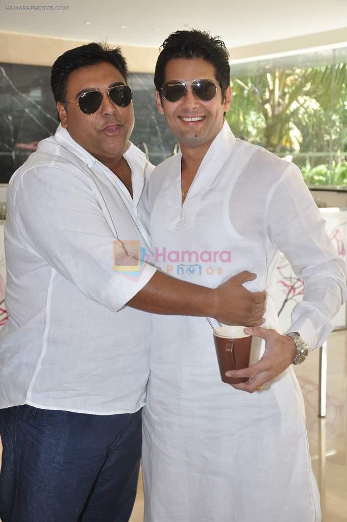 Ram Kapoor, Amar Upadhyay at the press conference of Life OK's new reality show Welcome in Mumbai on 18th Jan 2013