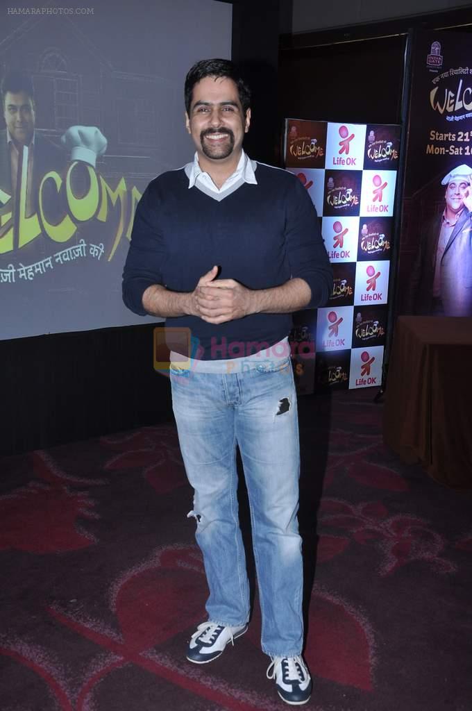 Aman Verma at the press conference of Life OK's new reality show Welcome in Mumbai on 18th Jan 2013