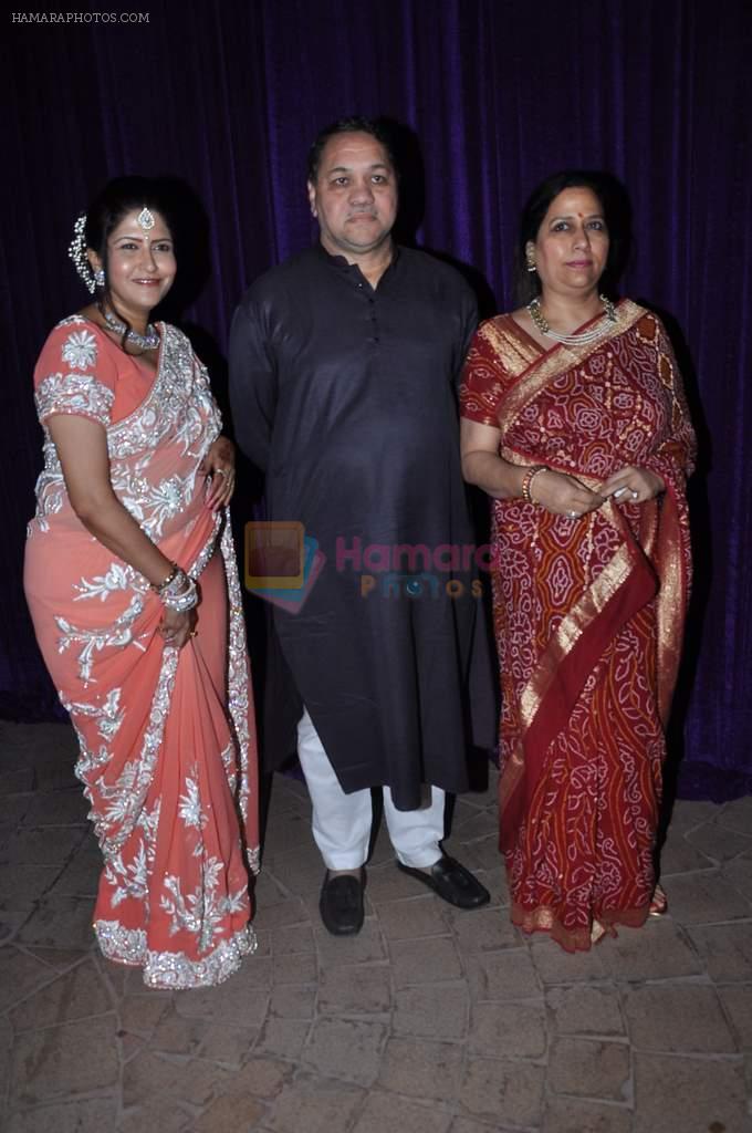 Kanchan Adhikari at Ravi and Rubaina's wedding reception in Taj Land's End, Mumbai on 18th Jan 2013