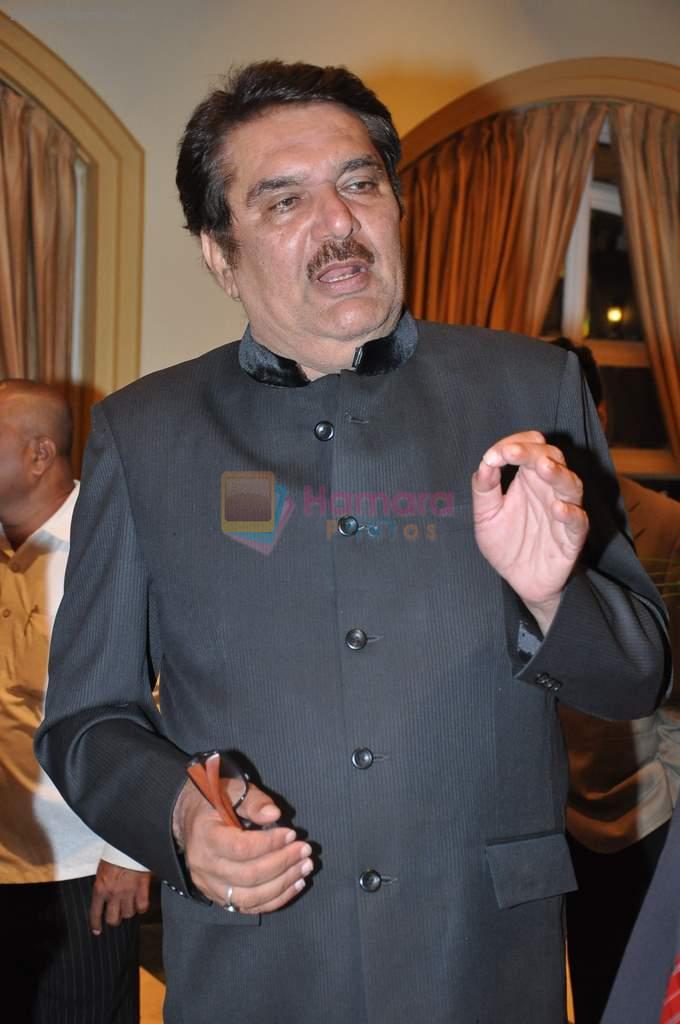 Raza Murad at Ravi and Rubaina's wedding reception in Taj Land's End, Mumbai on 18th Jan 2013