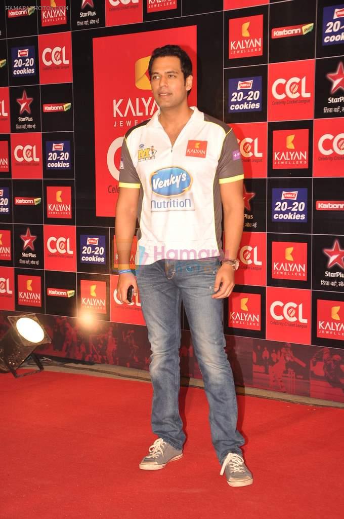 Samir Kochhar at CCL red carpet in Mumbai on 19th Jan 2013