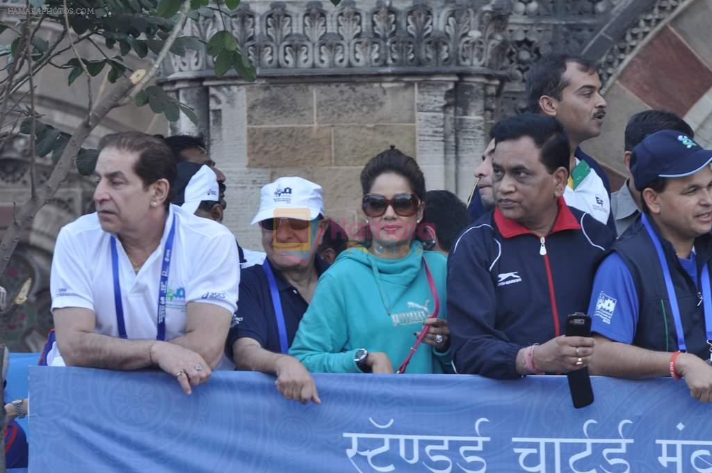 Vidya Malvade at Standard Chartered Mumbai Marathon in Mumbai on 19th Jan 2013
