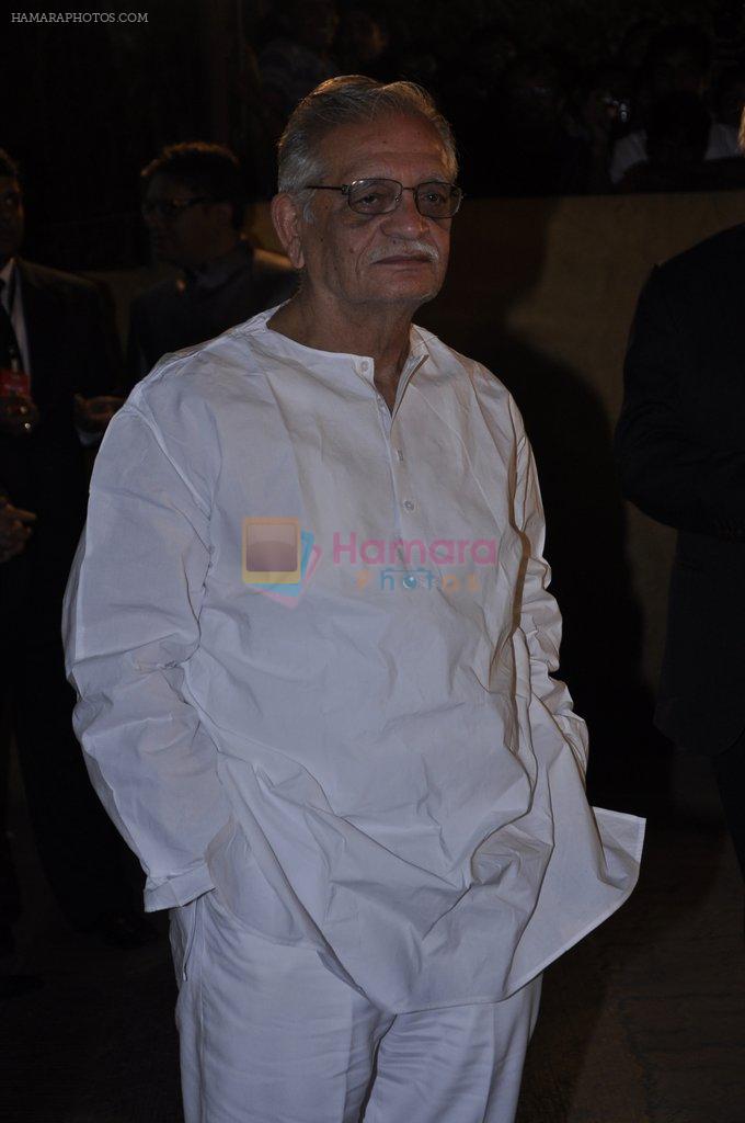 Gulzar at Filmfare Awards 2013 in Yashraj Studio, Mumbai on 20th Jan 2013