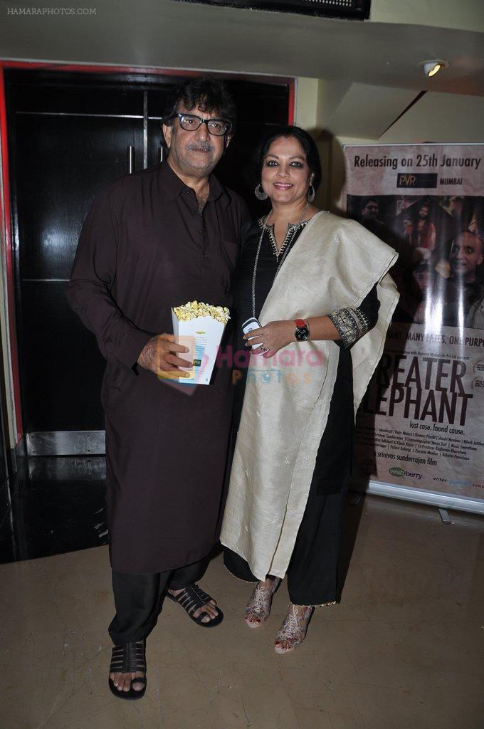 Tanvi Azmi at the Premiere of  Greater Elephant in PVR, Juhu, Mumbai on 22nd Jan 2013