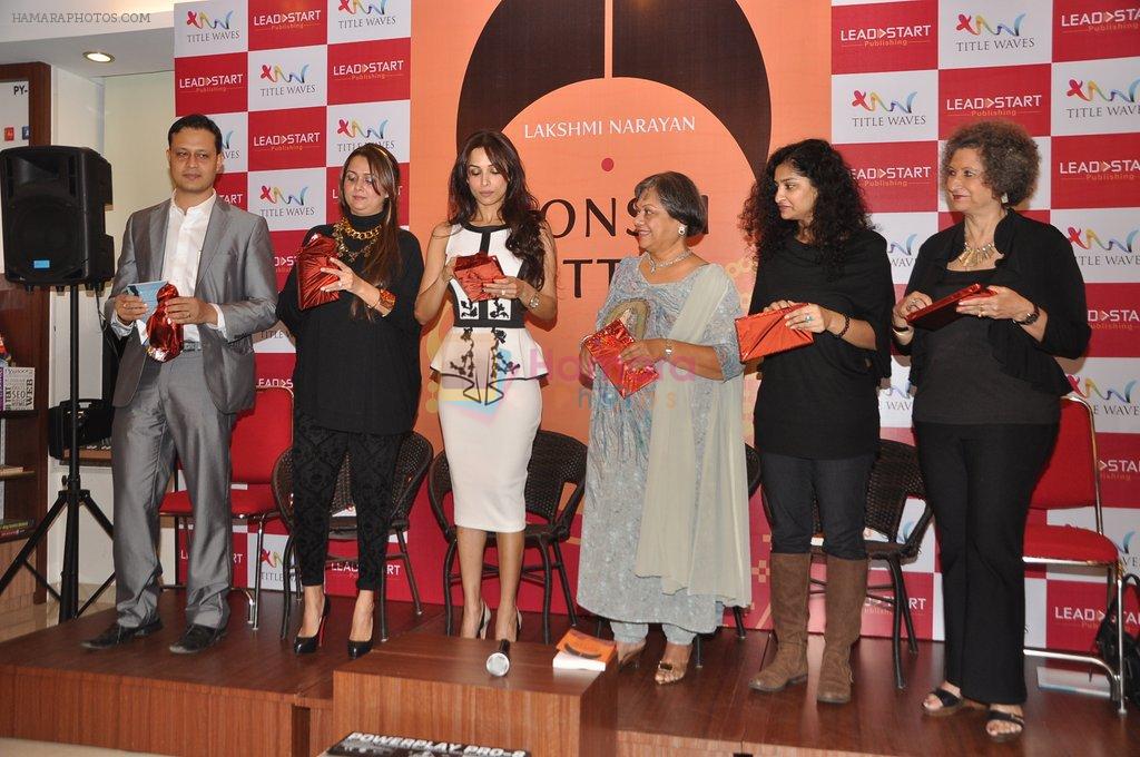 Amrita Arora, Malaika Arora Khan, Gauri Shinde at Leadstart book Bonsai  Kitten Launch in Mumbai on 24th Jan 2013