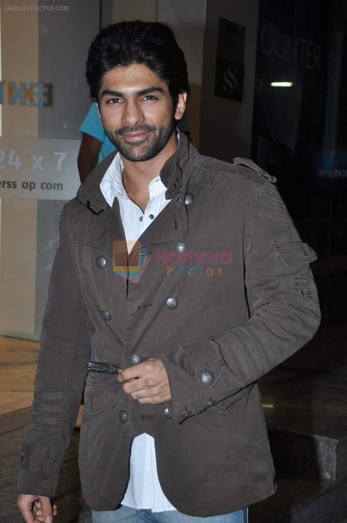 Taaha Shah at Race 2 screening in PVR on 24th Jan 2013