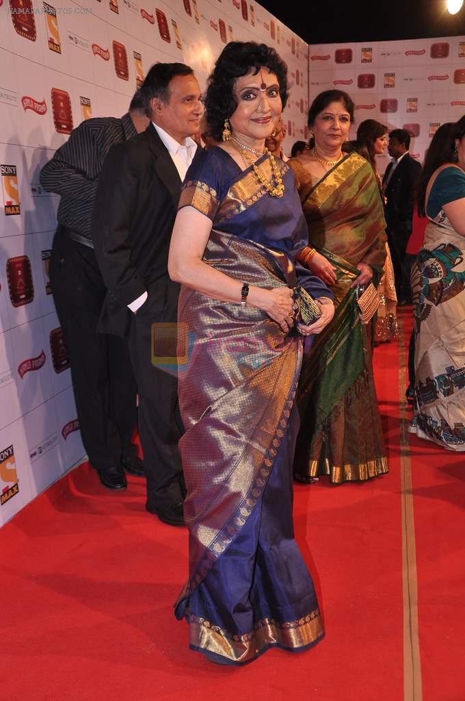 vyjayanthimala at Stardust Awards 2013 red carpet in Mumbai on 26th jan 2013