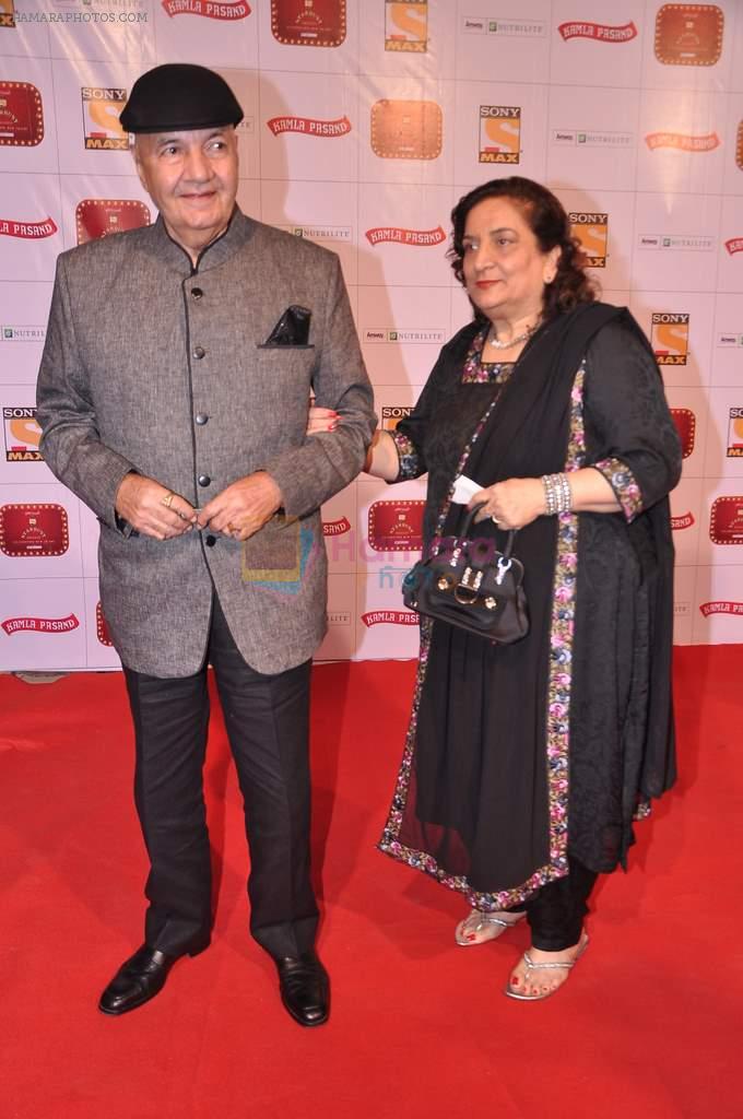 Prem Chopra at Stardust Awards 2013 red carpet in Mumbai on 26th jan 2013