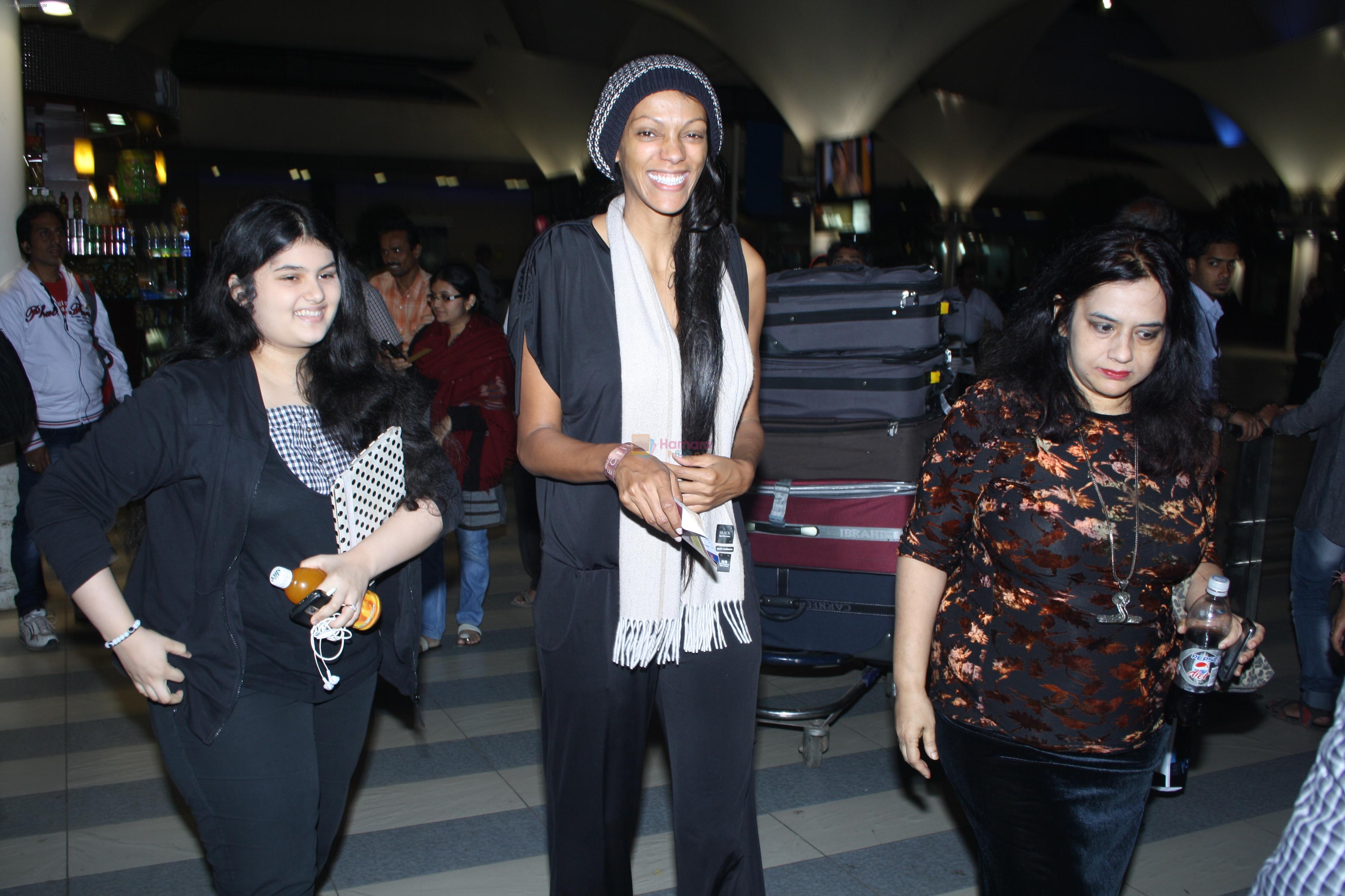 Judi Shekoni arrives in Mumbai for Shubir Mukherjee's CLUB DANCER on 27th Jan 2013