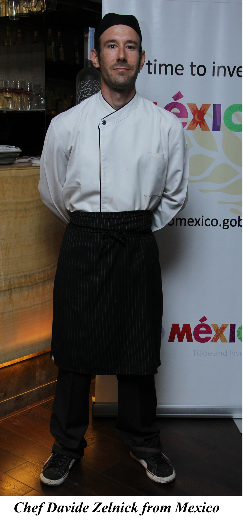 Chef Davide Zelnick from Mexico at the Mexican Food festival in 180  degrees restaurant on 26th Jan 2013