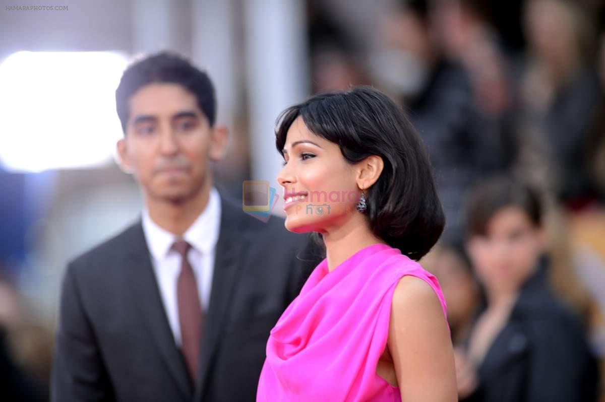 Freida Pinto and Dev Patel at Screen Actors Guild Awards on 27th Jan 2013