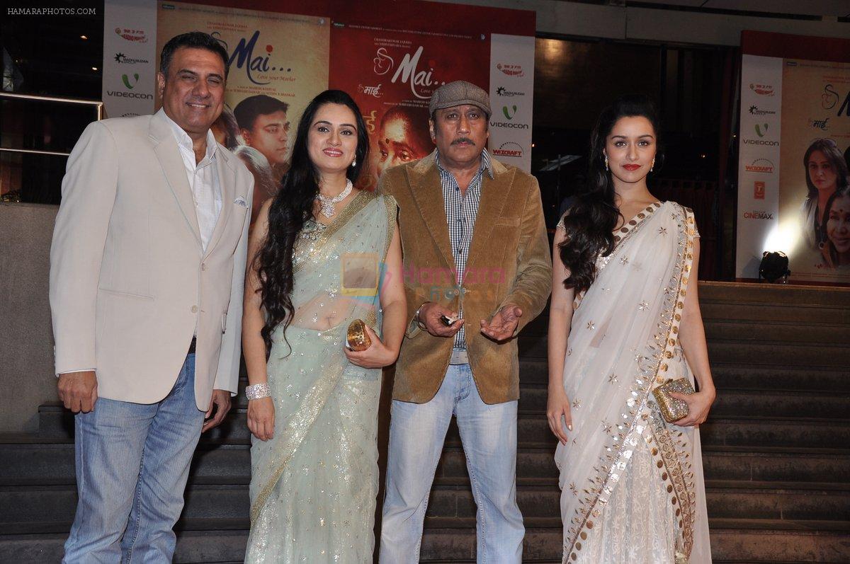 Padmini Kolhapure, Boman Irani, Jackie Shroff, Shraddha Kapoor at Mai Premiere in Mumbai on 31st Jan 2013