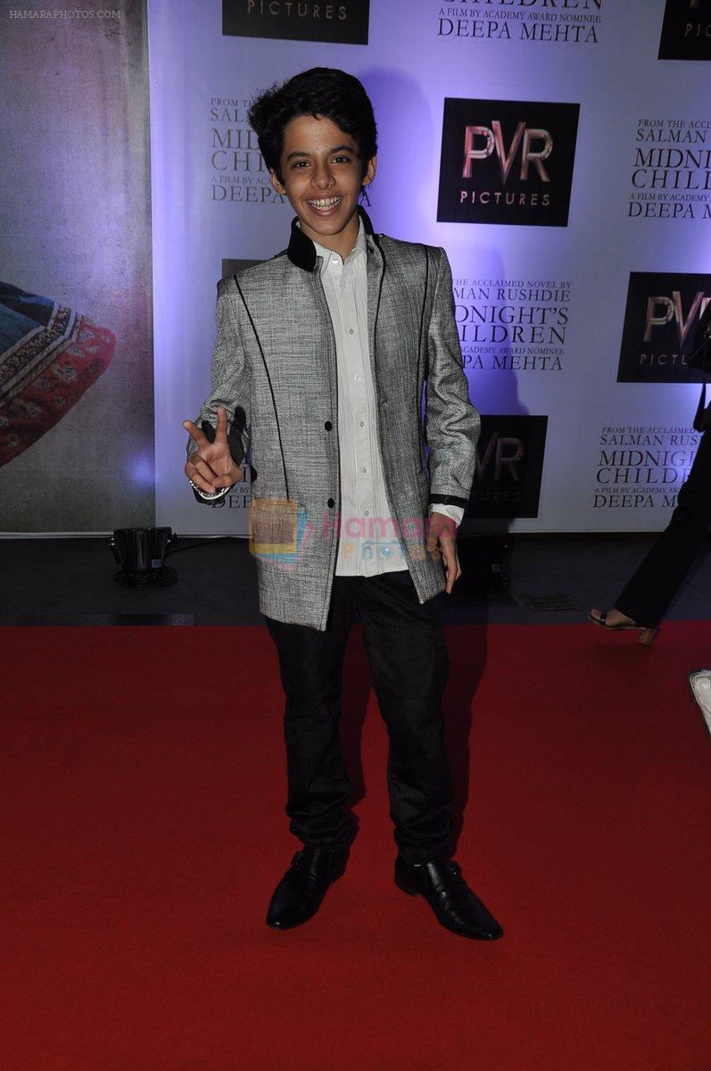 Darsheel Safary at the Premiere of Midnight's Children in PVR, Pheonix, Mumbai on 31st Jan 2013