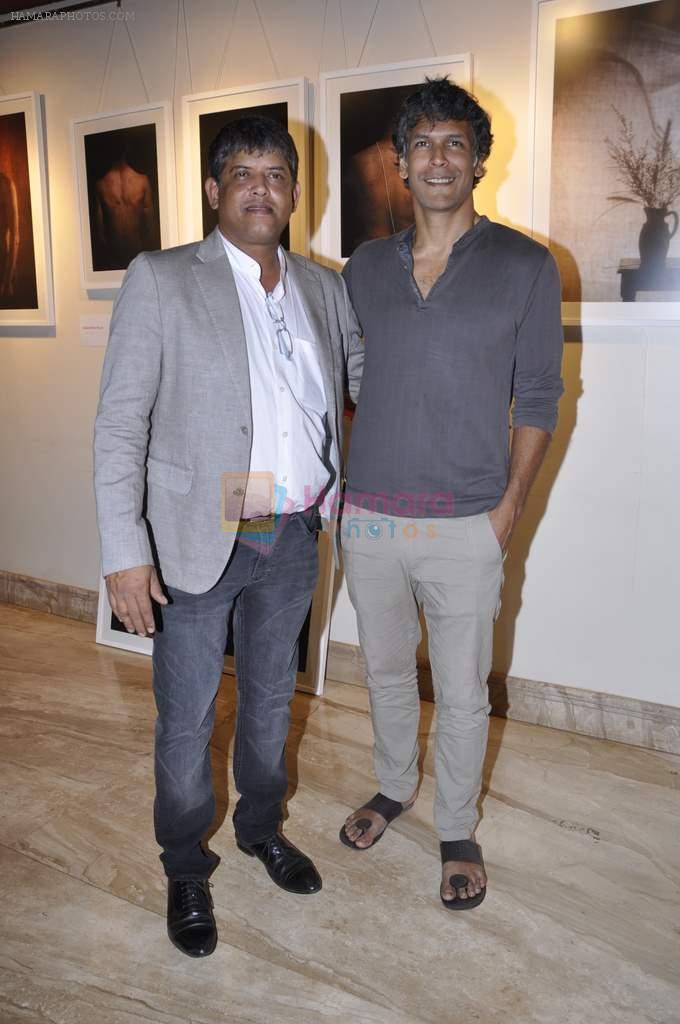 Milind Soman at the Bharti Vidyapeeth photo exhibition in Tao Art Gallery, Mumbai on 1st Jan 2013