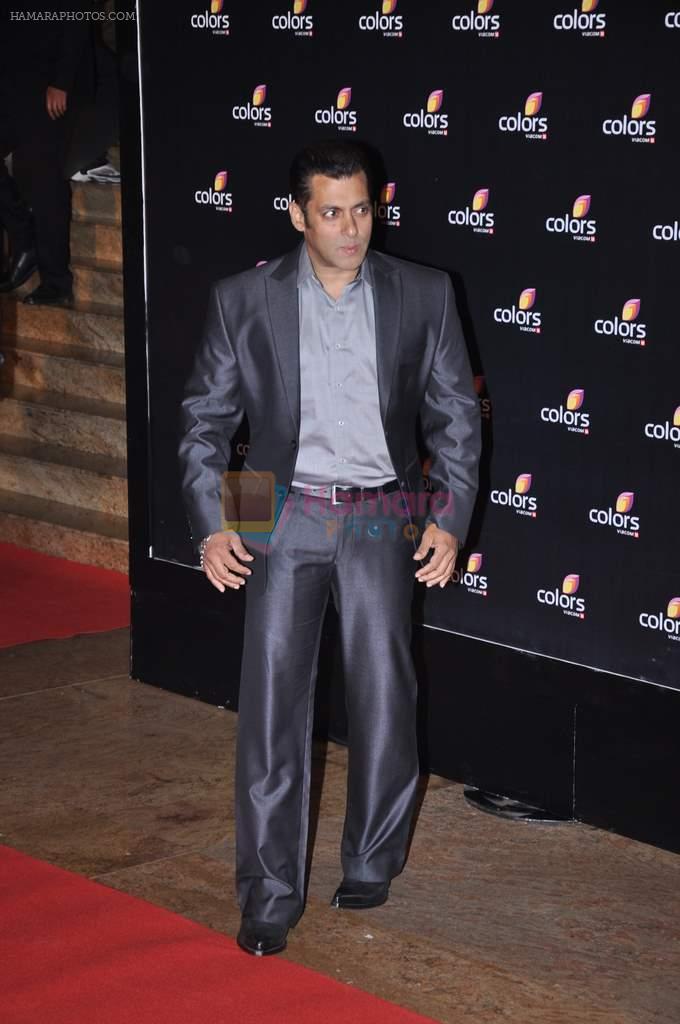 Salman Khan at Colors bash in Grand Hyatt, Mumbai on 2nd Feb 2013