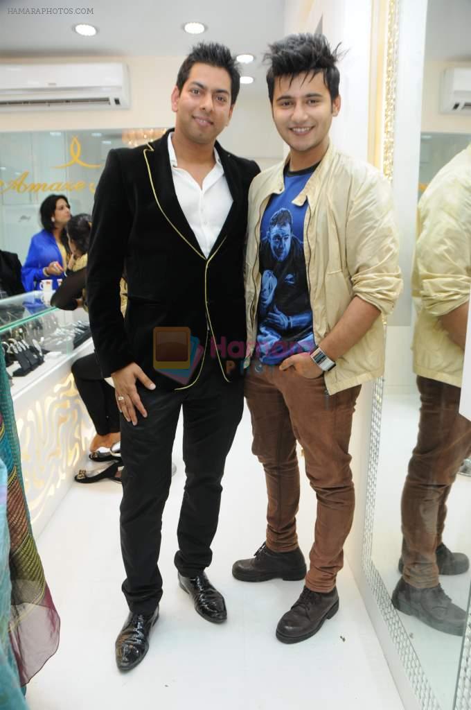 Abhishek Kumar along with Aditya Singh Rajput at Amaze store in Andheri, Mumbai on 2nd Feb 2013