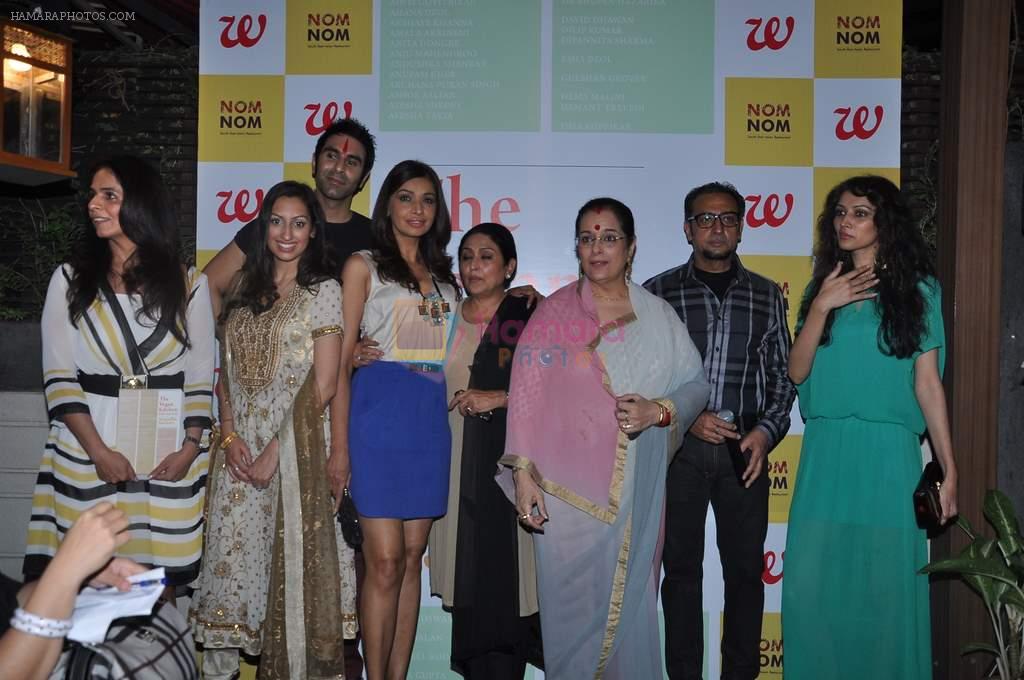 Poonam Sinha, Gulshan Grover, Sandip Soparkar, Achala Sachdev, Anju Mahendroo, Anita Dongre, Dipannita Sharma at Anuradha's vegan book launch in Andheri, Mumbai on 4th Feb 2013