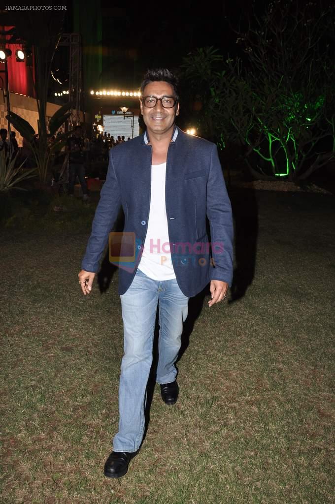 Ajay Devgan at Radio Mirchi music awards red carpet in Mumbai on 7th Feb 2013