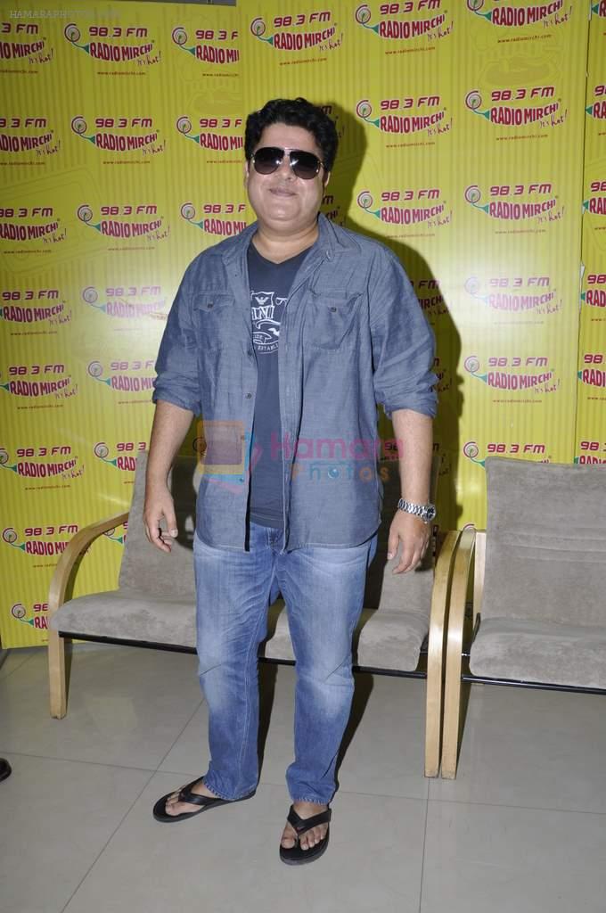Sajid Khan at radio mirchi in Parel, Mumbai on 8th Feb 2013