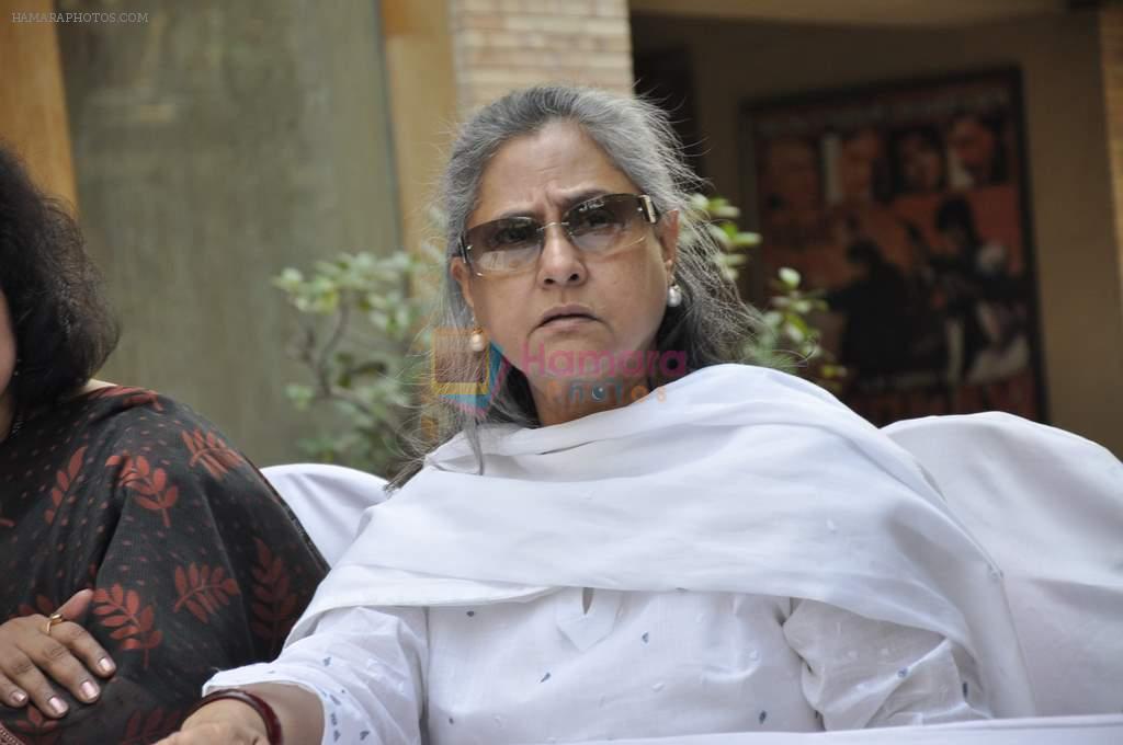 Jaya Bachchan pledge their support towards the girl child through Plan India at his home on 9th Feb 2013