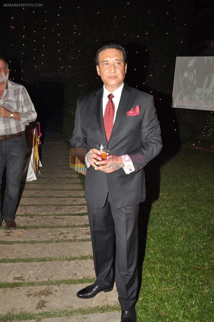 Danny Denzongpa at Anjan Shrivastav son's wedding reception in Mumbai on 10th Feb 2013
