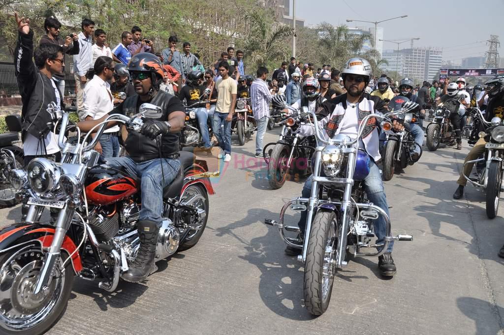 at safety drive rally by 600 bikers in Bandra, Mumbai on 10th Feb 2013
