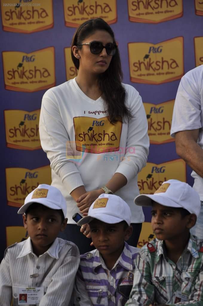 Huma Qureshi at Walk for the Love of Shiksha promotions in Mumbai on 12th Feb 2013