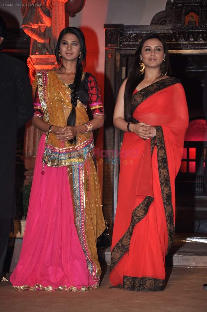 Rani Mukherjee, Jennifer Winget at Sanjay Leela Bhansali's Sarwasti Chandra serial launch in Filmcity, Mumbai on 14th Feb 2013