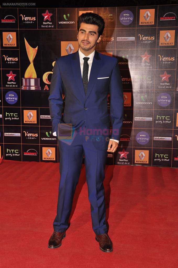 Arjun Kapoor at Star Guild Awards red carpet in Mumbai on 16th Feb 2013