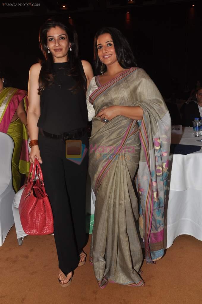 Vidya Balan, Raveena Tandon at Fusion Awards in Grand Hyatt, Mumbai on 16th Feb 2013