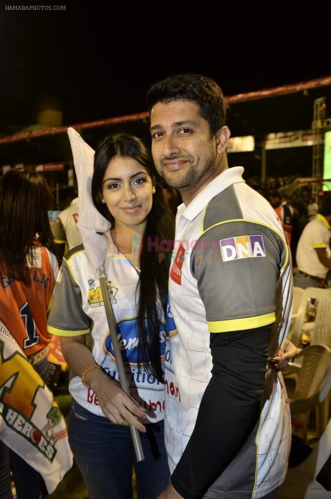 Aftab Shivdasani at ccl match from hyderabad on 17th Feb 2013
