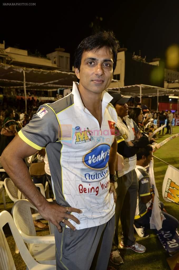 Sonu Sood  at ccl match from hyderabad on 17th Feb 2013