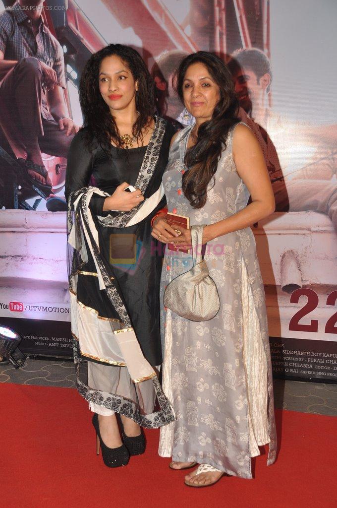Neena Gupta, Masaba at Kai po Che premiere in Mumbai on 18th Feb 2013